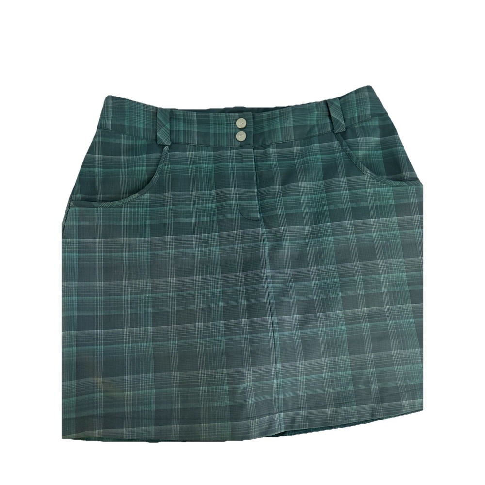 Nike Green Plaid Skort